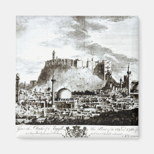 Aimant Une vue de la ville et du château d'Alep, Syrie