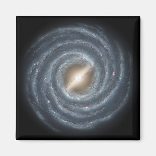 Aimant Une vue de notre propre Galaxie Lactée (Devant)