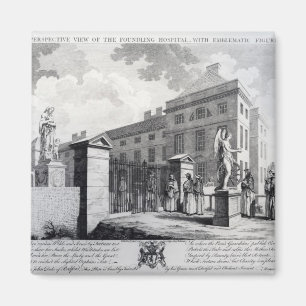 Aimant Une vue de perspective de l'hôpital d'enfant