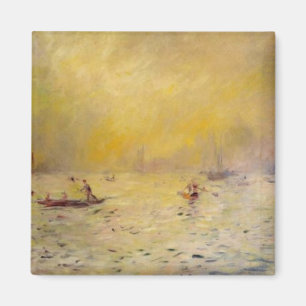 Aimant Une vue de Renoir de brouillard de Venise