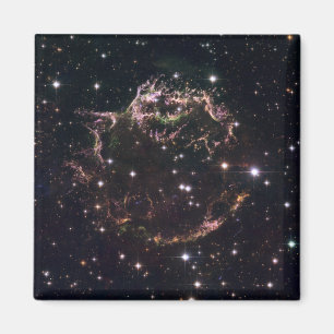 Aimant Une vue détaillée des restes en lambeaux