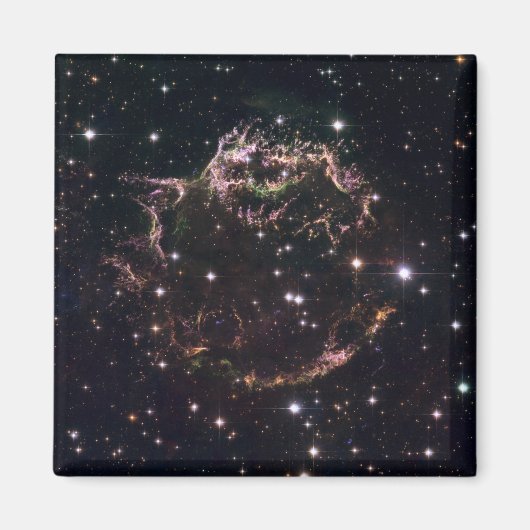 Aimant Une vue détaillée des restes en lambeaux (Devant)