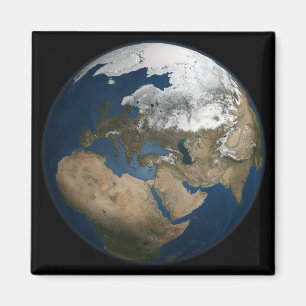 Aimant Une vue globale au-dessus de l'Europe et de la