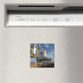 Aimant Une vue Space Shuttle Atlantis sur Launch Pad 39A (In Situ (Lave-vaisselle))