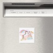Aimant Unicorn Clipart Rainbow Fairytale (In Situ (Lave-vaisselle))