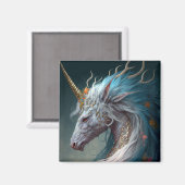 Aimant Unicorn Dragon Imaginaire Art (Recto/Verso)