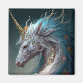 Aimant Unicorn Dragon Imaginaire Art (Devant)