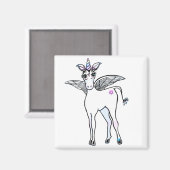 Aimant Unicorn magique (Recto/Verso)
