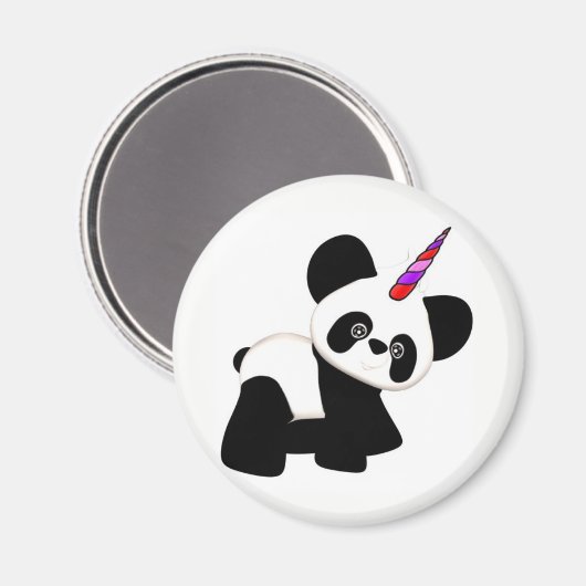Aimant Unicorn Panda. Pandacorn (Recto/Verso)