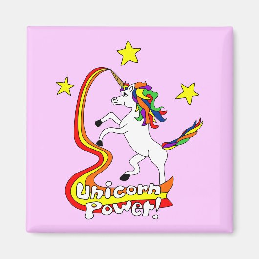Aimant Unicorn Power ! (Devant)