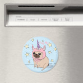 Aimant Unicorn pug (In Situ (Lave-vaisselle))