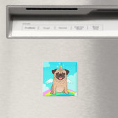 Aimant Unicorn pug (In Situ (Lave-vaisselle))