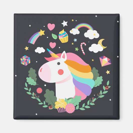 Aimant Unicorne (Devant)