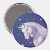 Aimant Unicorne bleu (Recto/Verso)