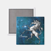 Aimant Unicorne céleste (Recto/Verso)