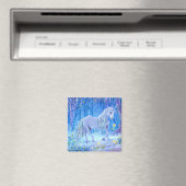 Aimant Unicorne dans les bois (In Situ (Lave-vaisselle))