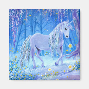 Aimant Unicorne dans les bois
