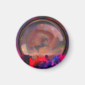 Aimant Unicorne de couleur (Devant)