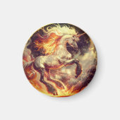 Aimant Unicorne Fire (Devant)