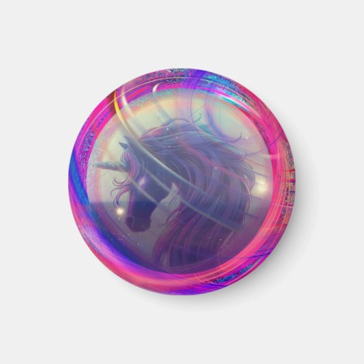 Aimant Unicorne magique (Devant)