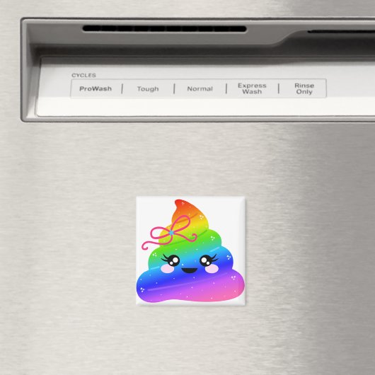 Aimant Unicorne Poop (In Situ (Lave-vaisselle))