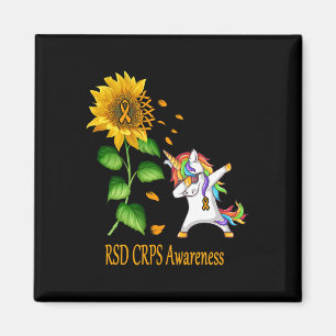 Aimant Unicorne Tournesol RSD Sensibilisation à la RPS