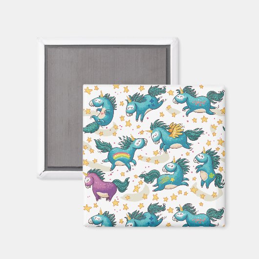 Aimant Unicornes (Recto/Verso)