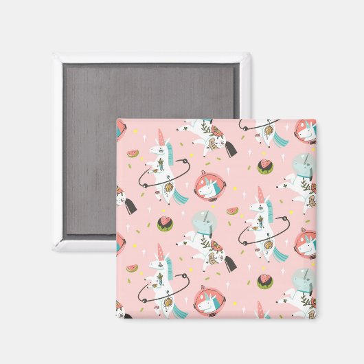 Aimant Unicornes (Recto/Verso)