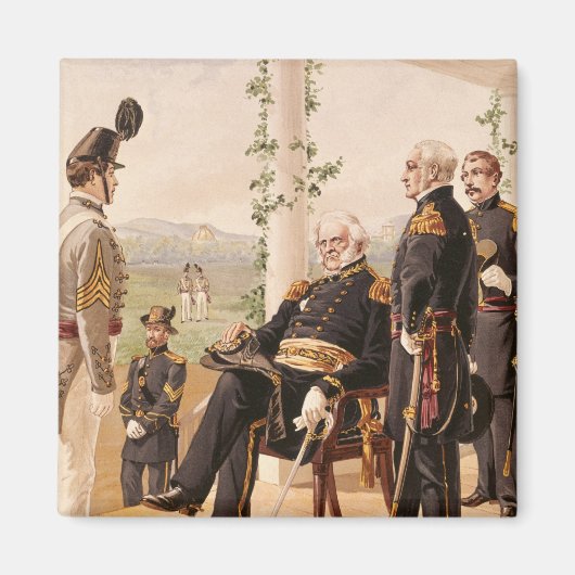 Aimant Uniformes de l'armée américaine (Devant)