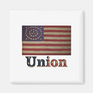 Aimant Union de guerre civile drapeau ✨ Vintage historiqu