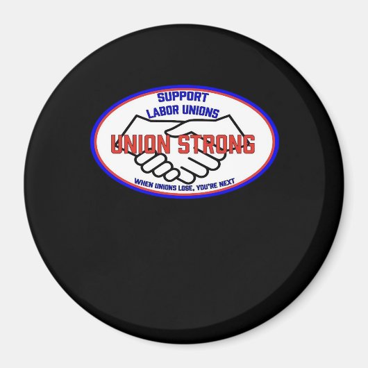 Aimant Union Des Syndicats De Soutien Fort, Quand Les Syn (Devant)