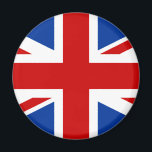 Aimant Union Jack<br><div class="desc">The Union Jack or Union Flag, is the national flag of the United Kingdom. The Union Jack a donc obtenu un statut officiel ou semi-officiel dans some other commonwealth realms; for example, the Union Jack is, by parliamentary resolution, an official flag au Canada et known there as the Royal Union...</div>