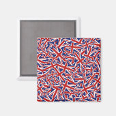 Aimant Union Jack Collage (Recto/Verso)