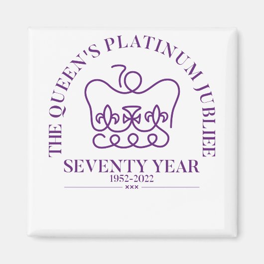 Aimant union jack jubilee (Devant)