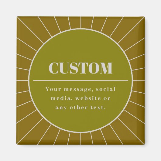 Aimant Unique Modèle de conception modifiable inspiré par (Devant)