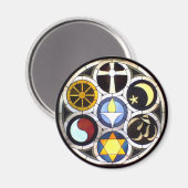 Aimant Unitarien Universalist Church Rockford, IL (Recto/Verso)