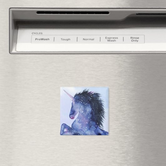 Aimant Univers Unicorne - Cosmique (In Situ (Lave-vaisselle))