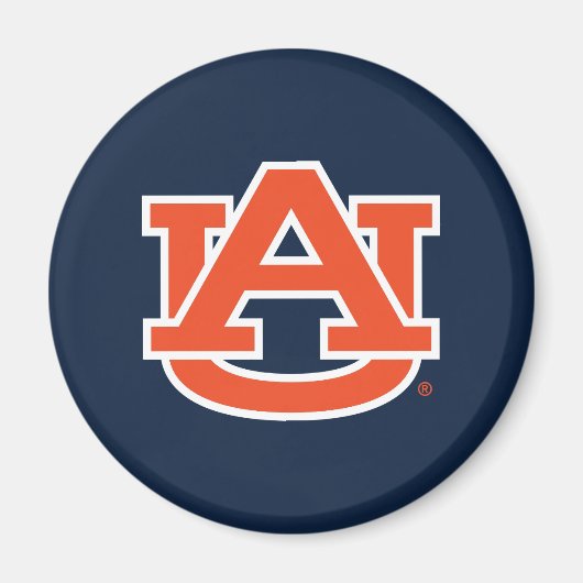 Aimant Université d'Auburn | Auburn UA Logo (Devant)