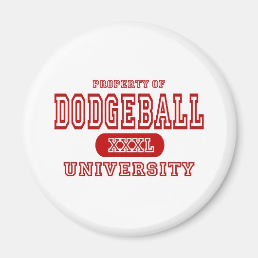 Aimant Université de Dodgeball (Devant)