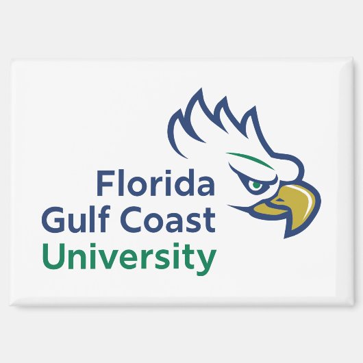 Aimant Université de la côte du golfe de Floride | FGCU A (Recto)