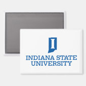 Aimant Université d'État de l'Indiana (Recto/Verso)