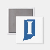 Aimant Université d'État de l'Indiana (Recto/Verso)