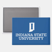 Aimant Université d'État de l'Indiana (Recto/Verso)