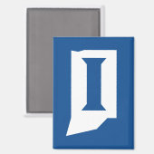 Aimant Université d'État de l'Indiana (Recto/Verso)