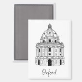 Aimant Université d'Oxford Radcliffe Camera Angleterre Vo (Recto/Verso)