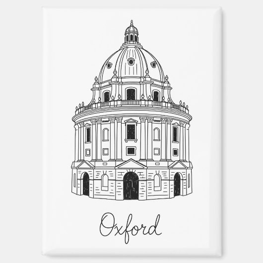 Aimant Université d'Oxford Radcliffe Camera Angleterre Vo (Recto)