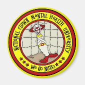 Aimant Université nationale clown de santé mentale (Devant)