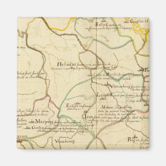 Aimant Universités en Autriche et République tchèque (Devant)