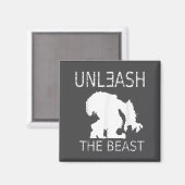 Aimant Unleahe Workout Motivation Gym Graphic  (Recto/Verso)