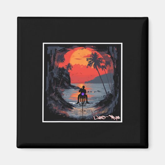 Aimant Uno Mas - Disc Golf  (Devant)